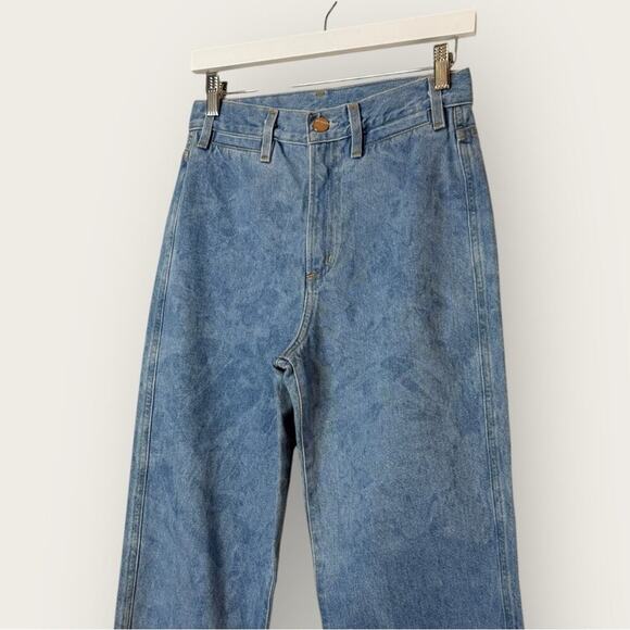 Goldsign | High-Rise Wide-Leg Jeans | Blue Wash | Size 26 - Picture 5 of 16